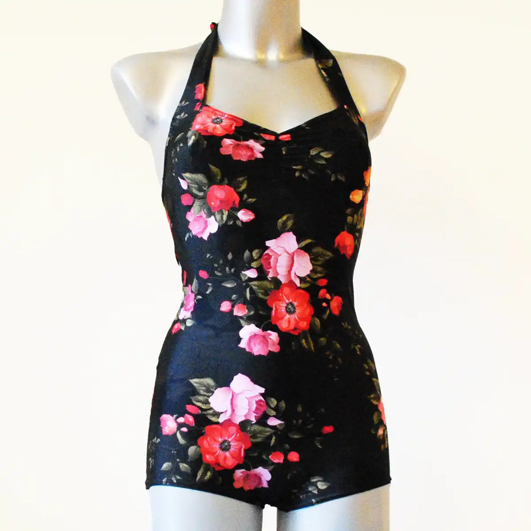 Vintage flowers - Simple Swimsuit