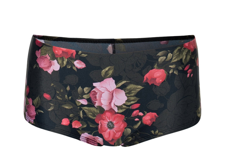 Vintage Flowers Simple Low Hipster Bottoms