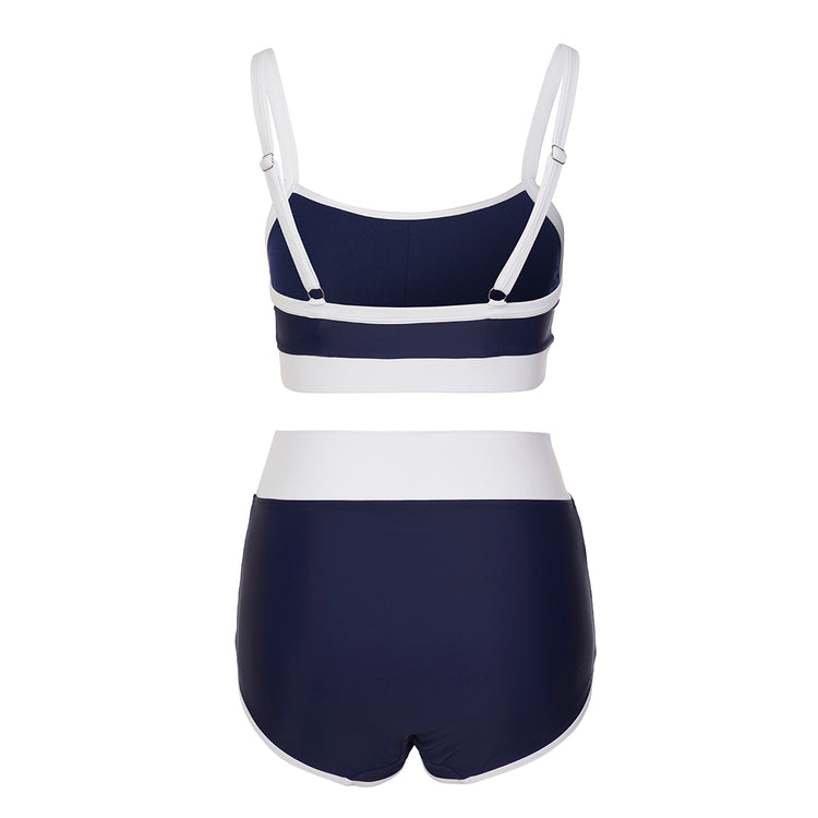 SALTY Navy Bikini Top