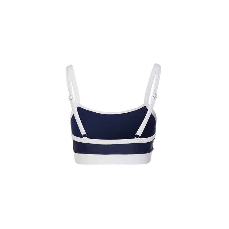 SALTY Navy Bikini Top