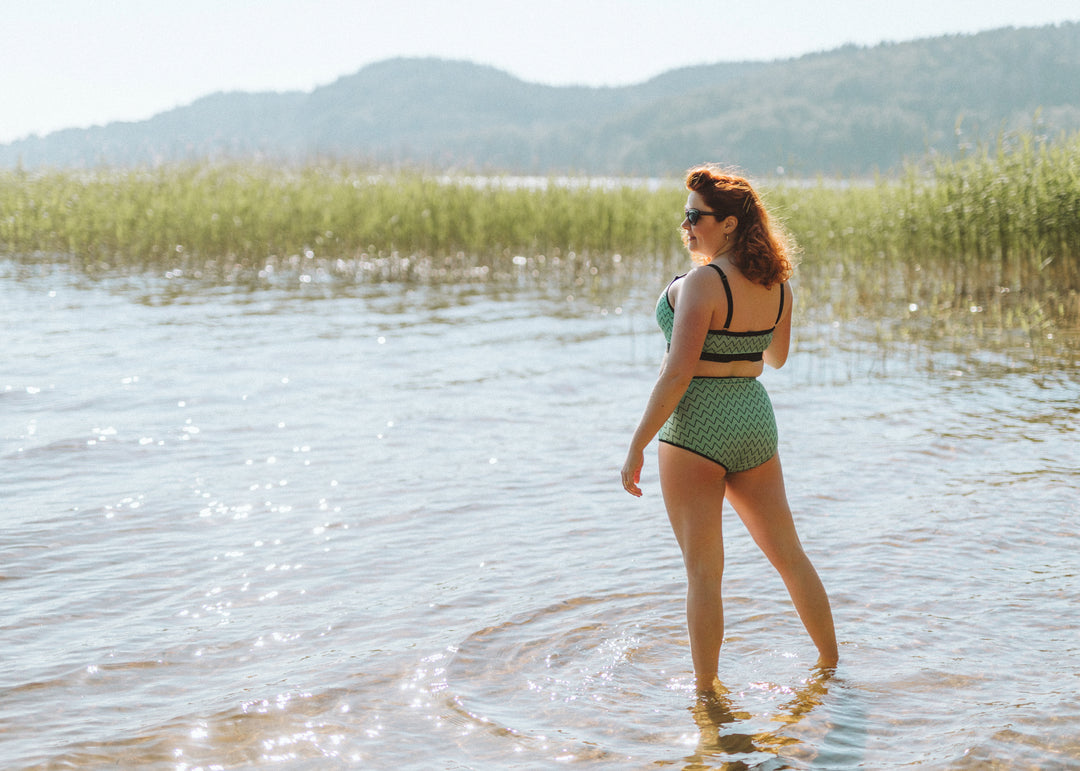 SALTY Mint Bikini Bottoms